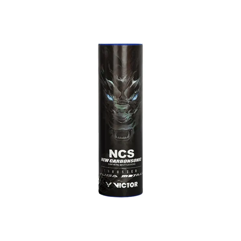 VICTOR Dragon Tooth Blade Special Edition 6 Pack Faux Fur RYUGA Durable Badminton-0