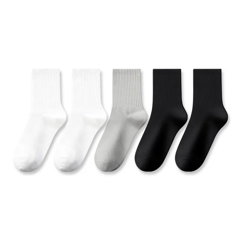 MIIOW Mid Calf Socks Men's 5 Pack-7