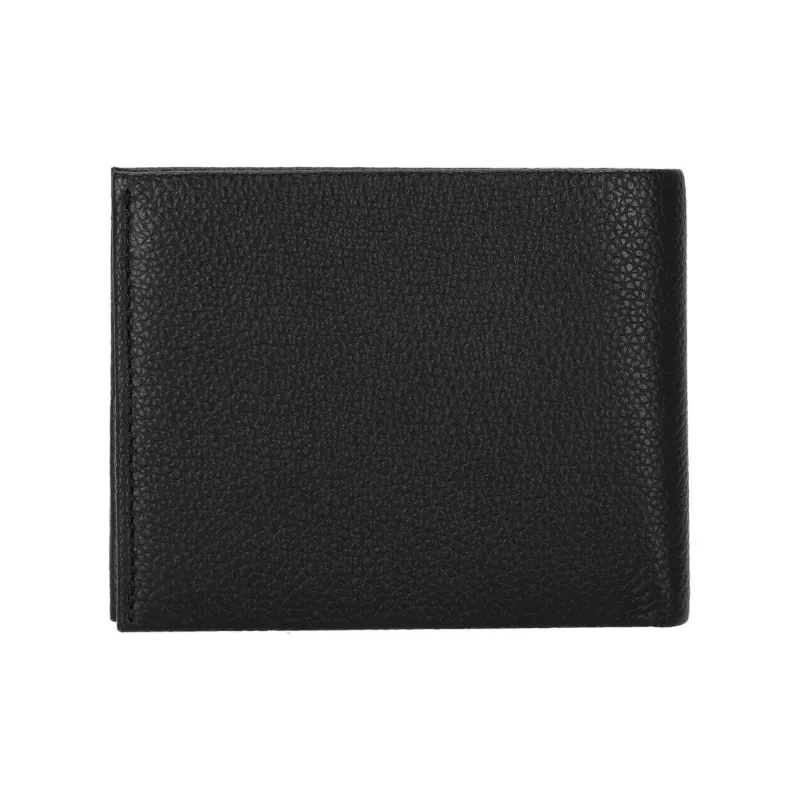 HUGO BOSS Grain Leather Wallet Men's Black-4