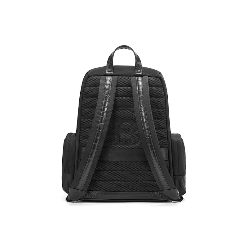 BVP Fabric Backpack Large Size Unisex Black-1