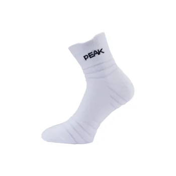 PEAK Mid-Calf Socks Unisex 3 Pack Black White Gray Tricolor