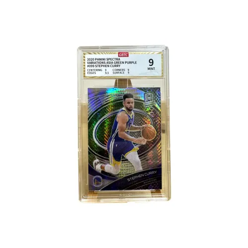 PANINI Stephen Curry Warriors Spectra Thick Card 25/25 Dragon Pattern Refractor GBTC9 Graded Cards 1 Pc