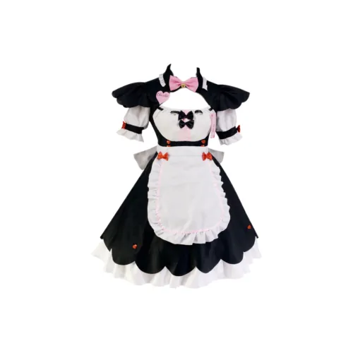 OUTDOORPRINCE Lolita Dresses Women's Black/White