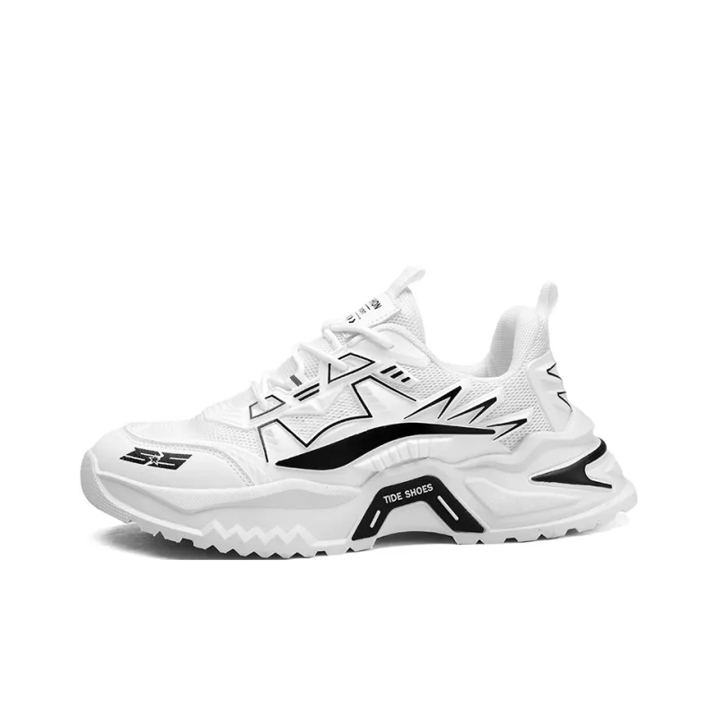 M.M Party Anti Slip Wear Resistant Low Top Chunky Sneakers Men's-3
