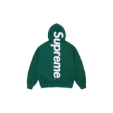 Supreme Satin Appliqué Hooded Sweatshirt