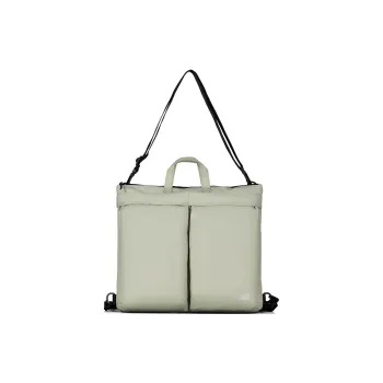 New Balance Fabric Handbag, Shoulder Bag, Backpack Regular Unisex Gray