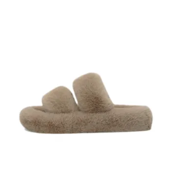 BOREE Slide Slippers Women's White/Apricot