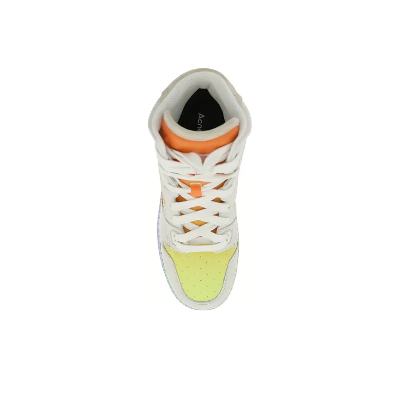Acne Studios Stylish Skateboarding Shoes Women's White Blue-3