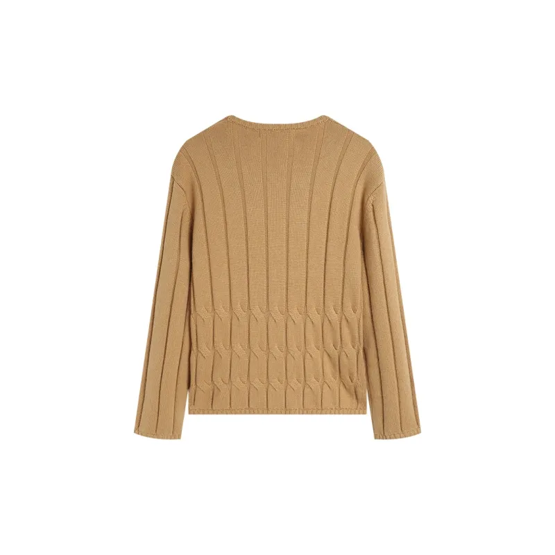 AMAZING SONG Knitwear Women's New Field Coffee-1