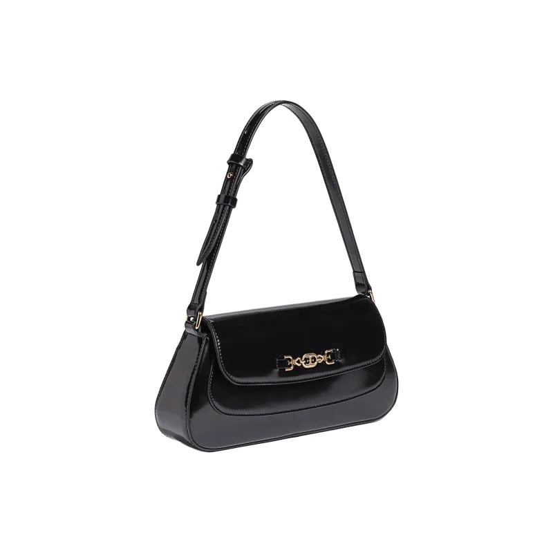 SAM EDELMAN Leather Handbag Shoulder Bag Medium Size Women's Black-1