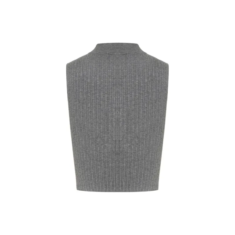 MOCO Knitwear Women's Medium Heather Gray-4