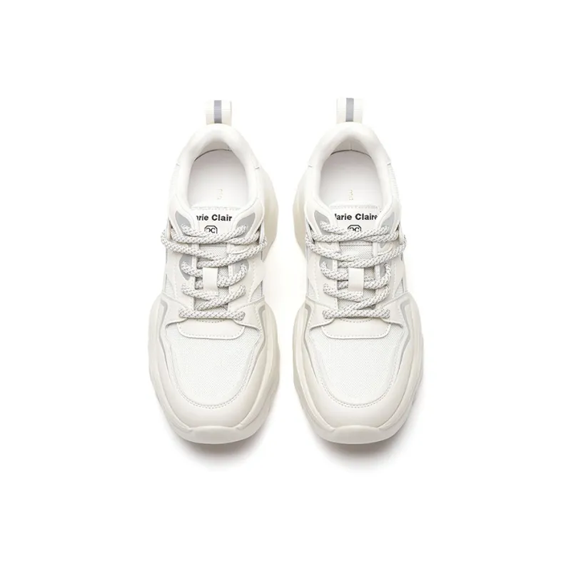 Marie Claire Cushioning Anti Slip And Wear Resistant Height Increasing Low Top Chunky Sneakers Women's-2