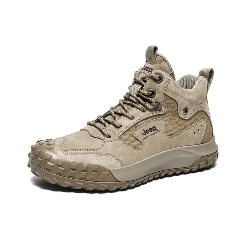 Jeep JEEP Anti-Slip And Wear-Resistant Coverage Low-Top Trekking Shoes Men's-1