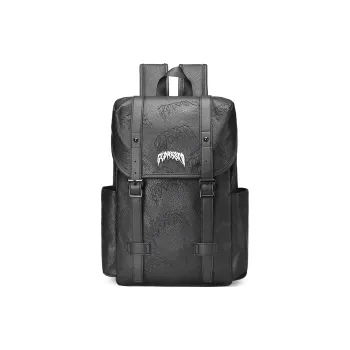 GLORY&CO PVC Backpack Laptop Bag Backpack Regular Men's Black