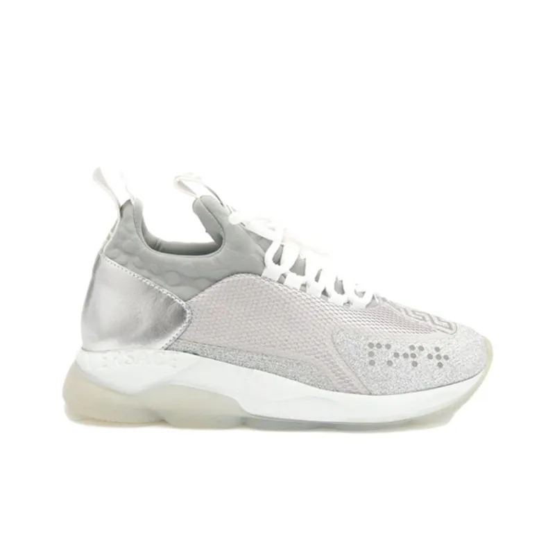 VERSACE Cross Chainer Silver Grey-1