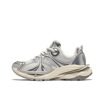 Palladium Anti Slip Wear Resistant Low Top Casual Shoes Unisex Silver Gray