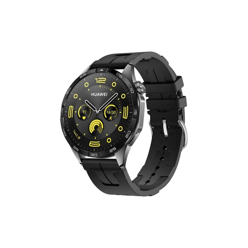 FZRT Watch Bands Horse Shoe Buckle Liquid Silicone Sports Skin Friendly Strap Unisex-0