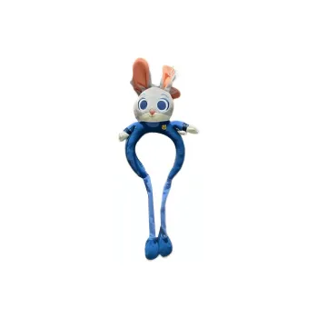 Disney Judy Zootopia Plush Ears Moving Headbands Doll Products