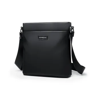 SEPTWOLVES PVC Shoulder Bag Crossbody Bag Messenger Bag QPL Regular Unisex Black