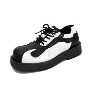 ΛOLUNKΛ Men's Casual Shoes Men Low Top White Black/Black