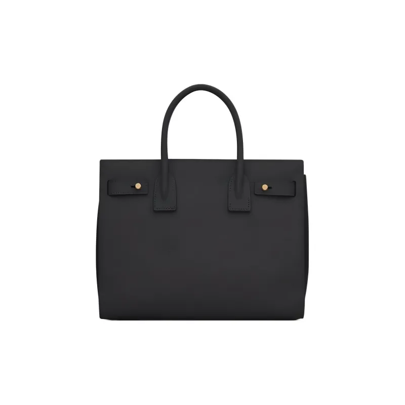 SAINT LAURENT SAC DE JOUR Cow Leather Shoulder Bag Crossbody Bag Handbag Women's Black-3