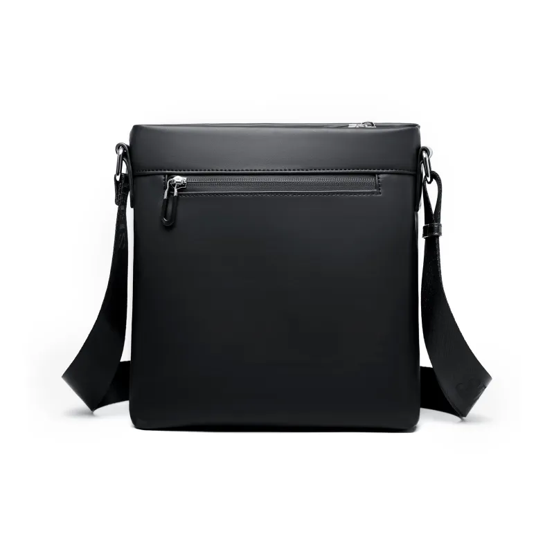SEPTWOLVES PVC Shoulder Bag Crossbody Bag Messenger Bag QPL Regular Unisex Black-2