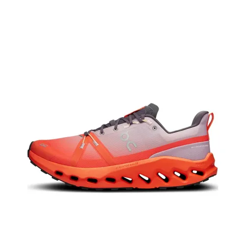 On Running Cloudsurfer Trail Waterproof Mauve Flame