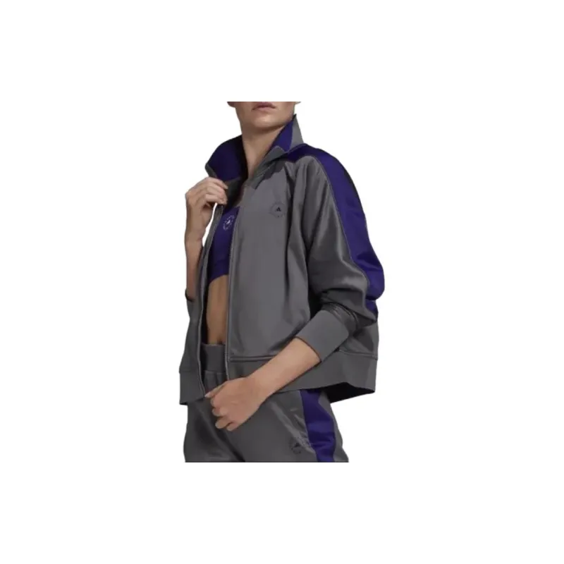 Adidas Stella McCartney Jackets Coats Women's Granite/Collegiate Purple/Black-4