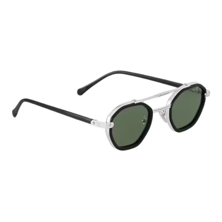 LOUIS VUITTON Lv Signature Duo Round Sunglasses-3