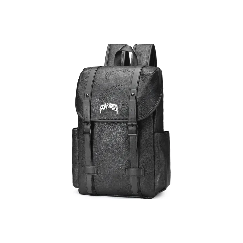 GLORY&CO PVC Backpack Laptop Bag Backpack Regular Men's Black-1