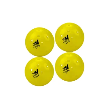 JOOLA Niche Racquet Sports Outdoor 4 Ball Yellow PEAK Pickleball