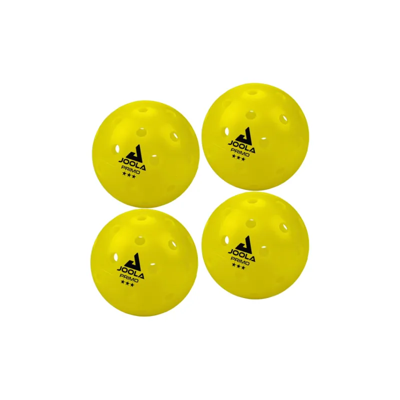 JOOLA Niche Racquet Sports Outdoor 4 Ball Yellow PEAK Pickleball-0