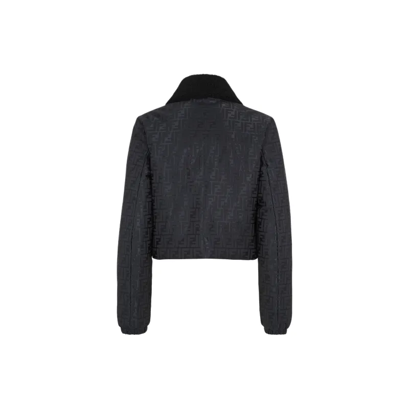 FENDI Ff Motif Short Padded Jacket-1