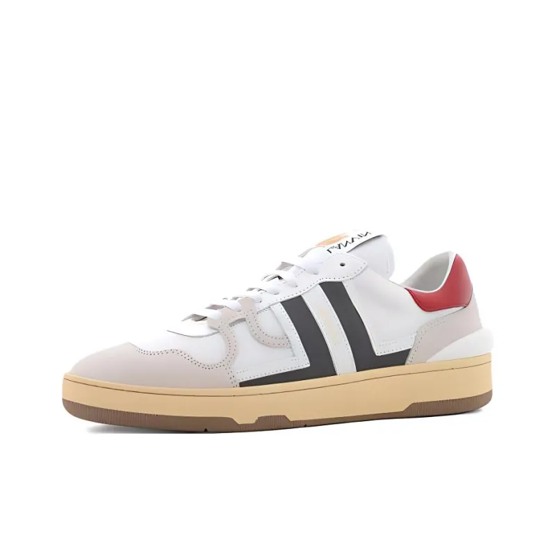 Lanvin Clay Low 'White Red'-0