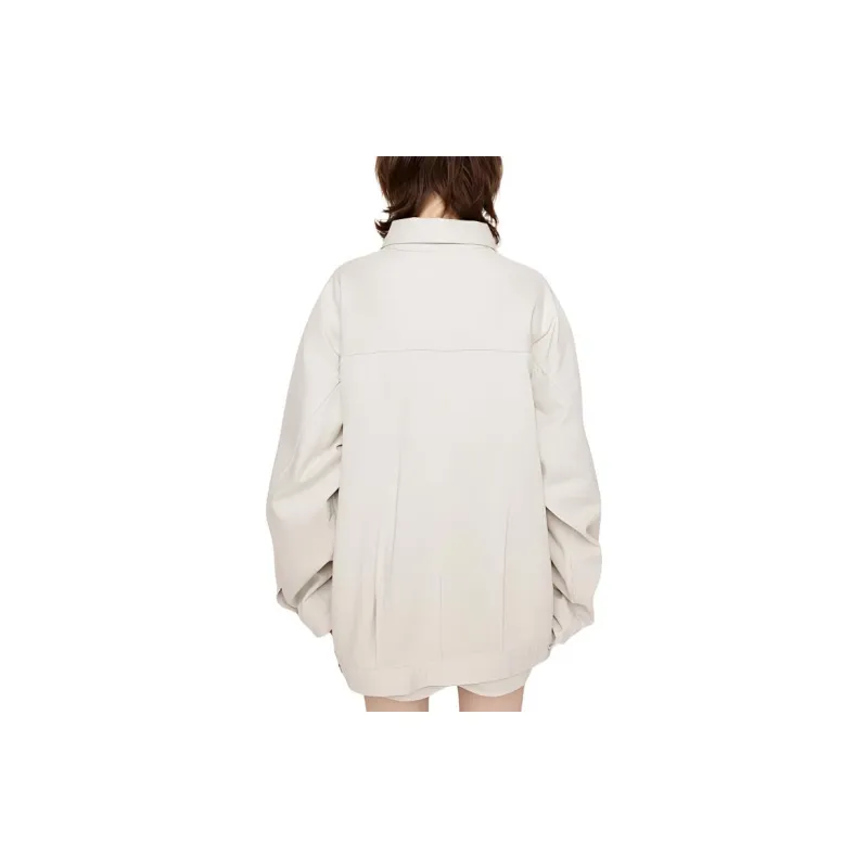SLY Denim Jackets Women's Ivory-1