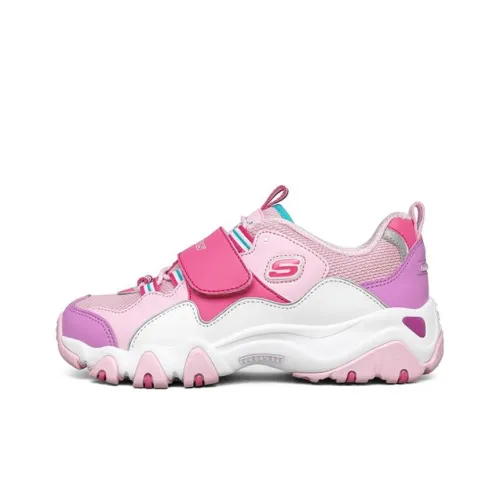 Skechers D'LITES Series Cushioning Anti-Slip And Wear-Resistant Kids Lifestyle Shoes Teenagers