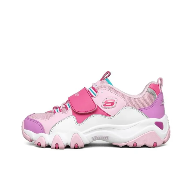 Skechers D'LITES Series Cushioning Anti Slip And Wear Resistant Kids Lifestyle Shoes Teenagers-0