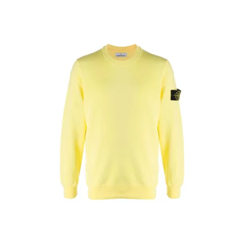 STONE ISLAND Sweatshirts Men Yellow