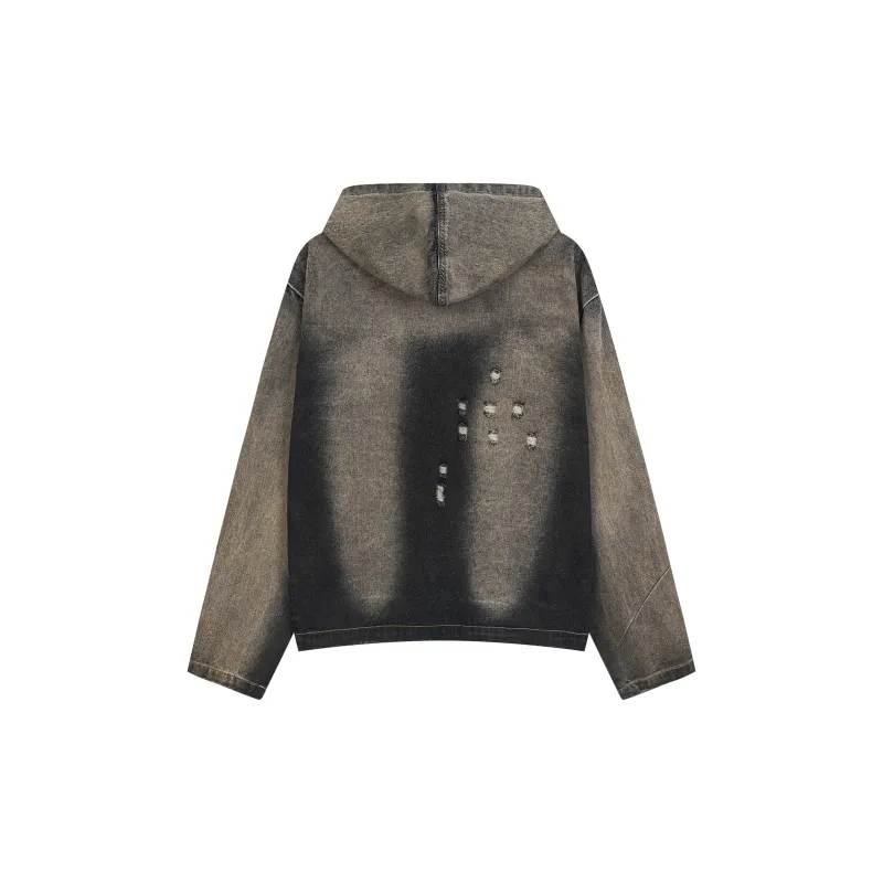 GBXM Denim Jacket Unisex Yellow Mud-1