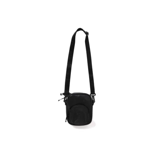 A BATHING APE Sheepskin Crossbody Bag Regular Unisex Black