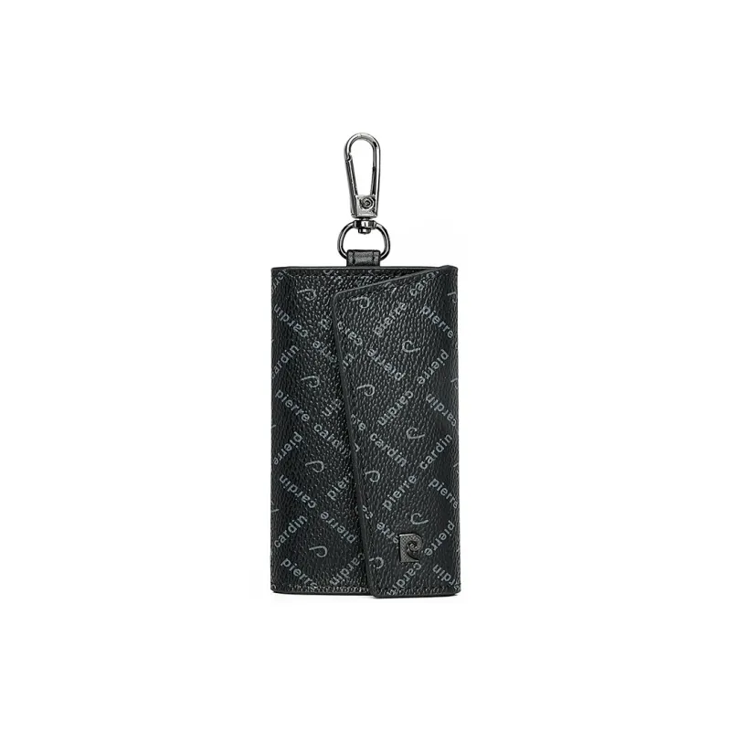 PIERRE CARDIN Pvc Key Pouch Regular Men's Black-0