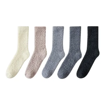 MIIOW Mid Calf Socks Men's 5 Pack