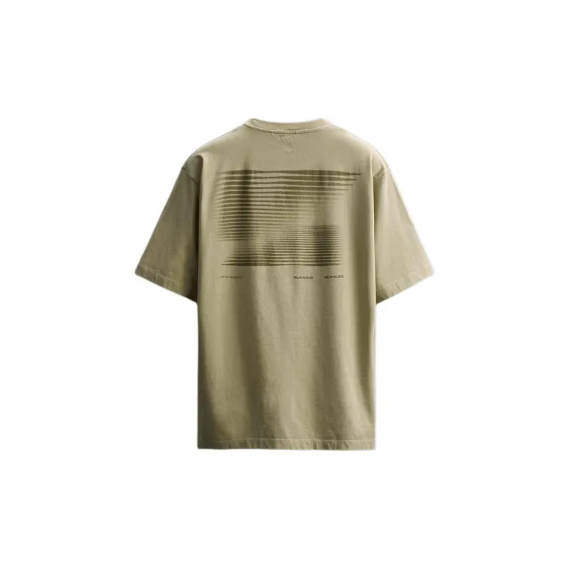 ZARA T Shirts Men Light Green-1