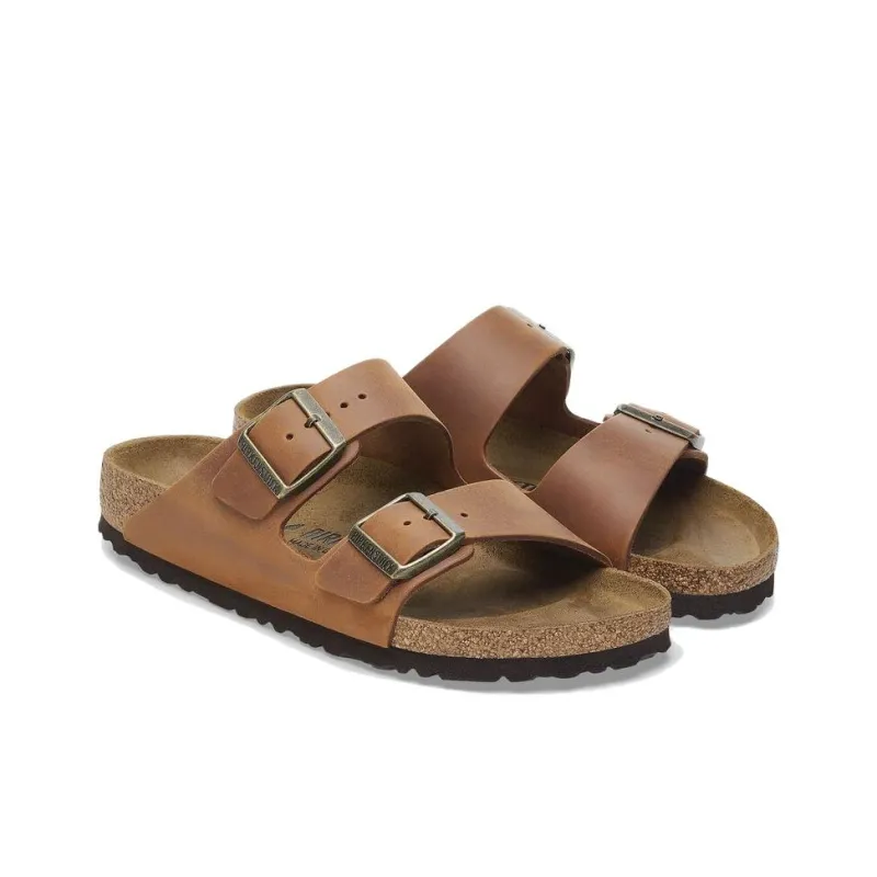 Birkenstock Arizona Abrasion Resistant Slide Slippers Unisex Brown Regular-3