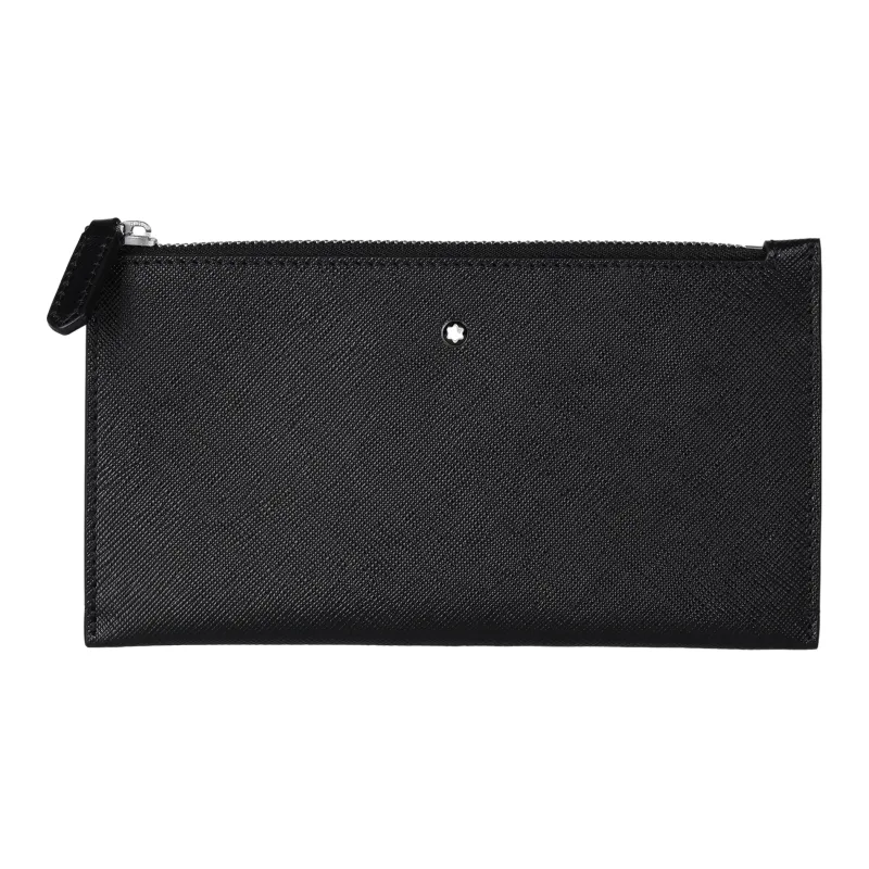 MONTBLANC Leather Clutch Mini Men's Black-1