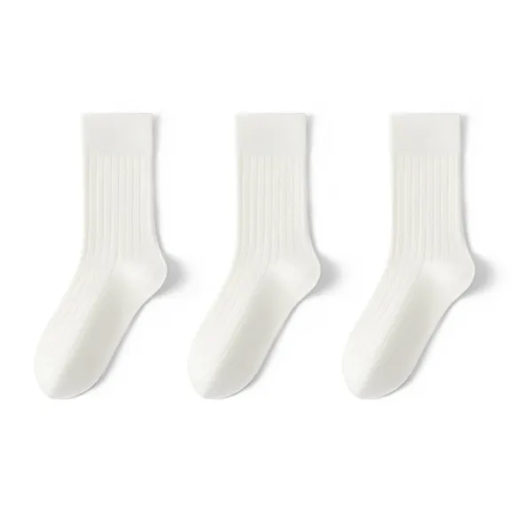 SHIWAJI Mid Calf Socks Women's 3 Pack-0