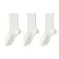 [Crew Socks 3 Pack]White