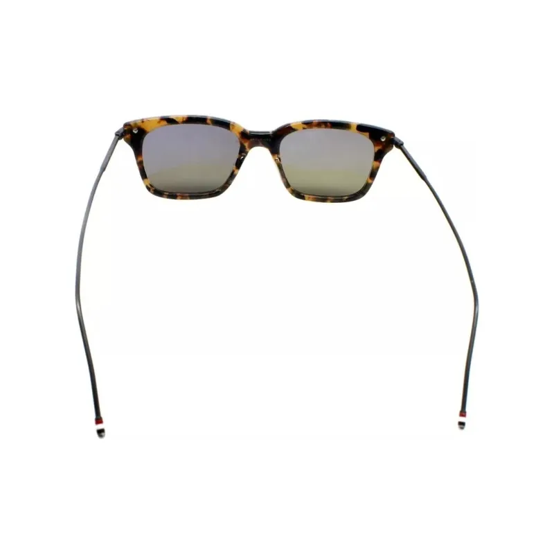 THOM BROWNE· Metal Square Sunglasses Men's Tortoiseshell-1