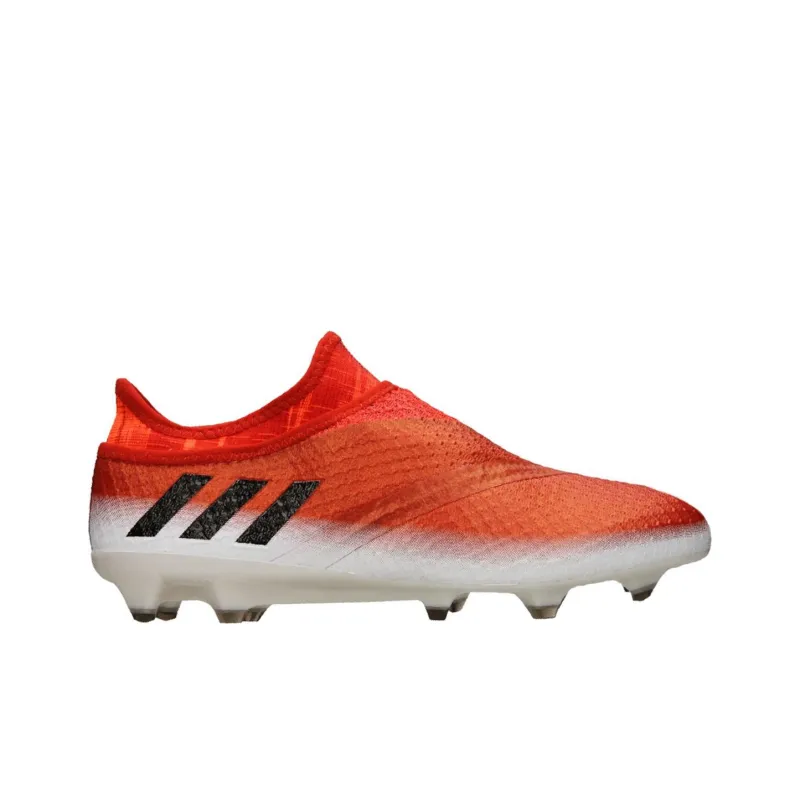 Adidas Messi FG Rubber Long Studs Anti Slip Wear Resistant Soccer Shoes Men's Red-1