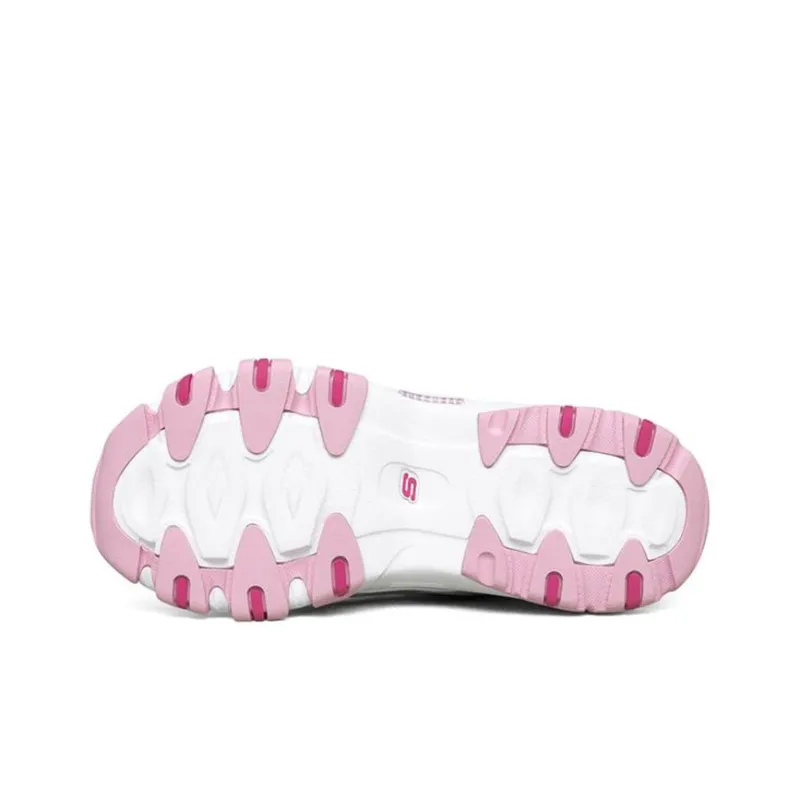 Skechers D'LITES Series Cushioning Anti Slip And Wear Resistant Kids Lifestyle Shoes Teenagers-4